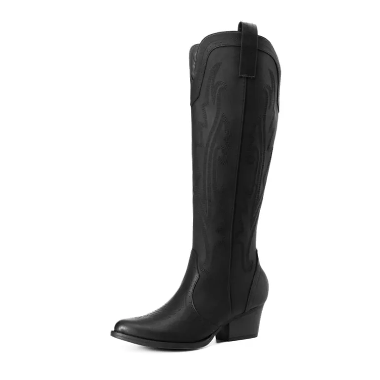 Women’s Mid Heel Western Style Boots