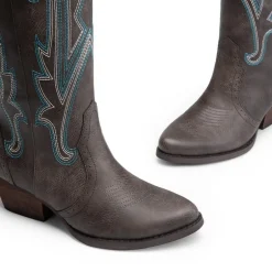Women’s Mid Heel Western Style Boots