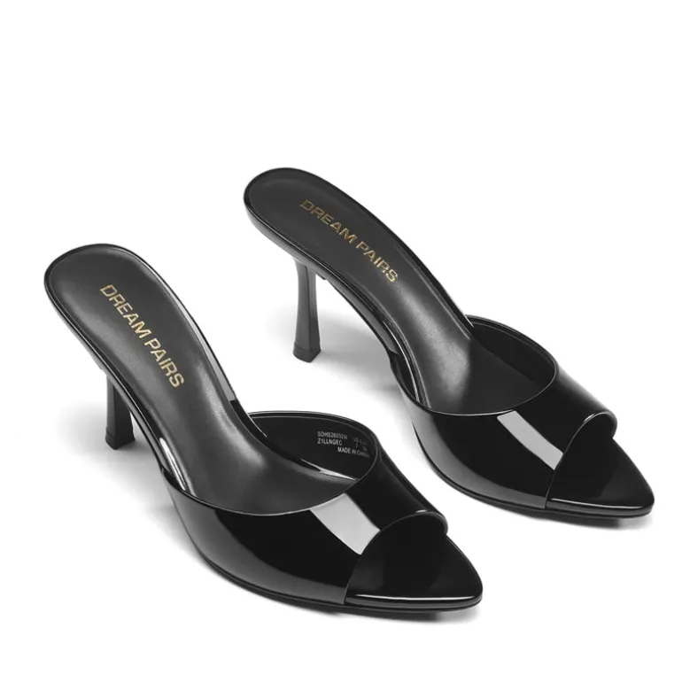 Women's Minimalist Pointed Toe Mule Heels