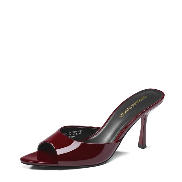 Women's Minimalist Pointed Toe Mule Heels