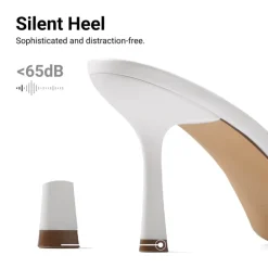 Women's Minimalist Pointed Toe Mule Heels