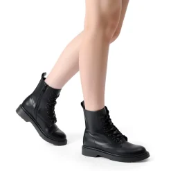 Women’s Modern Lace-Up Combat Ankle Boots