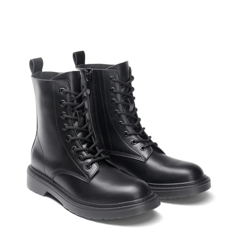 Women’s Modern Lace-Up Combat Ankle Boots