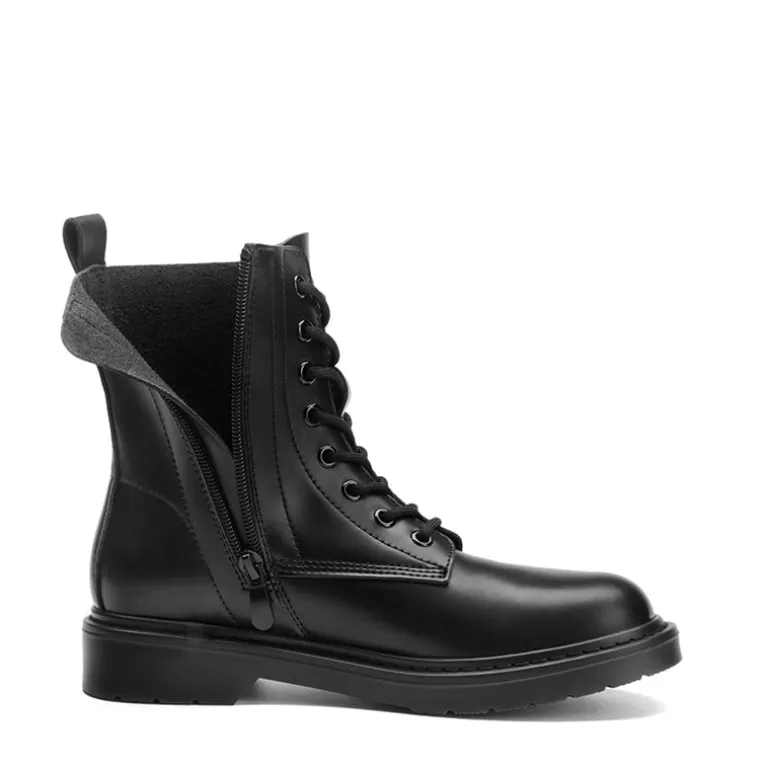 Women’s Modern Lace-Up Combat Ankle Boots