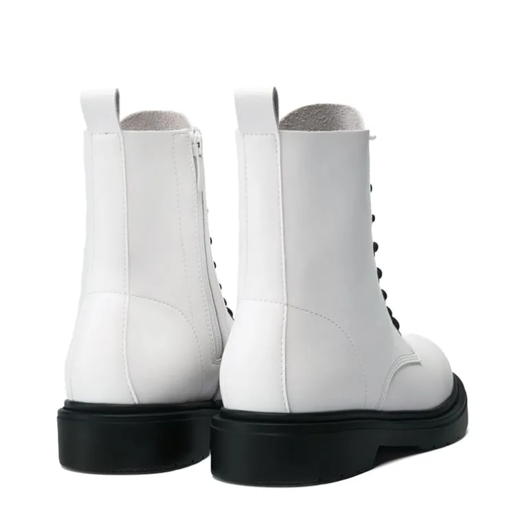 Women’s Modern Lace-Up Combat Ankle Boots