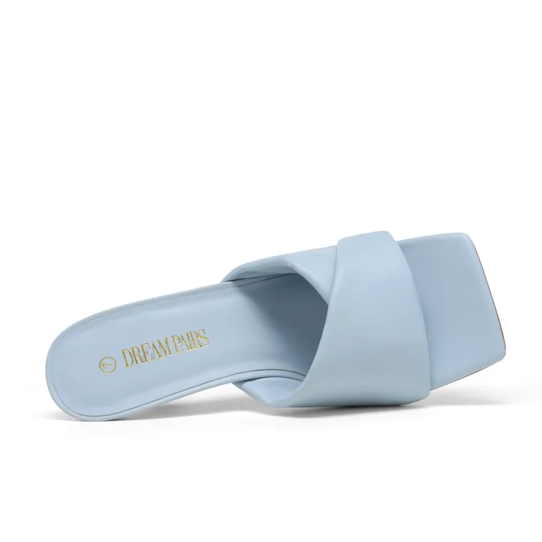 Women's Open Toe Stiletto Heel Mules