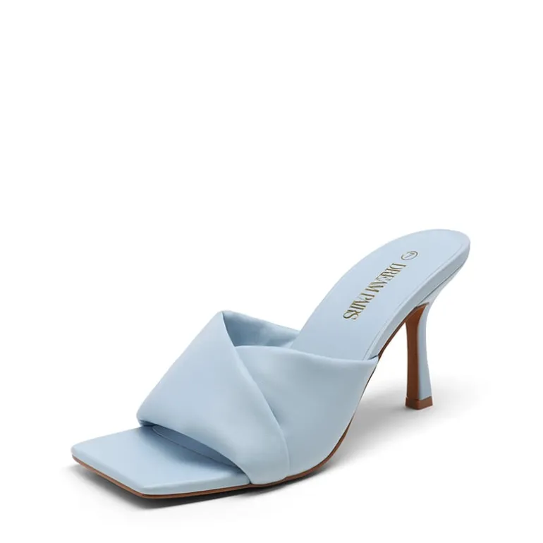 Women's Open Toe Stiletto Heel Mules