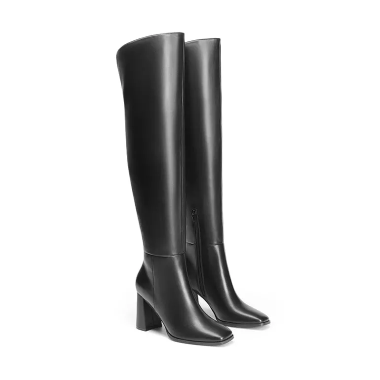Women’s Over-The-Knee Square-Toe Boots