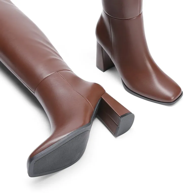 Women’s Over-The-Knee Square-Toe Boots