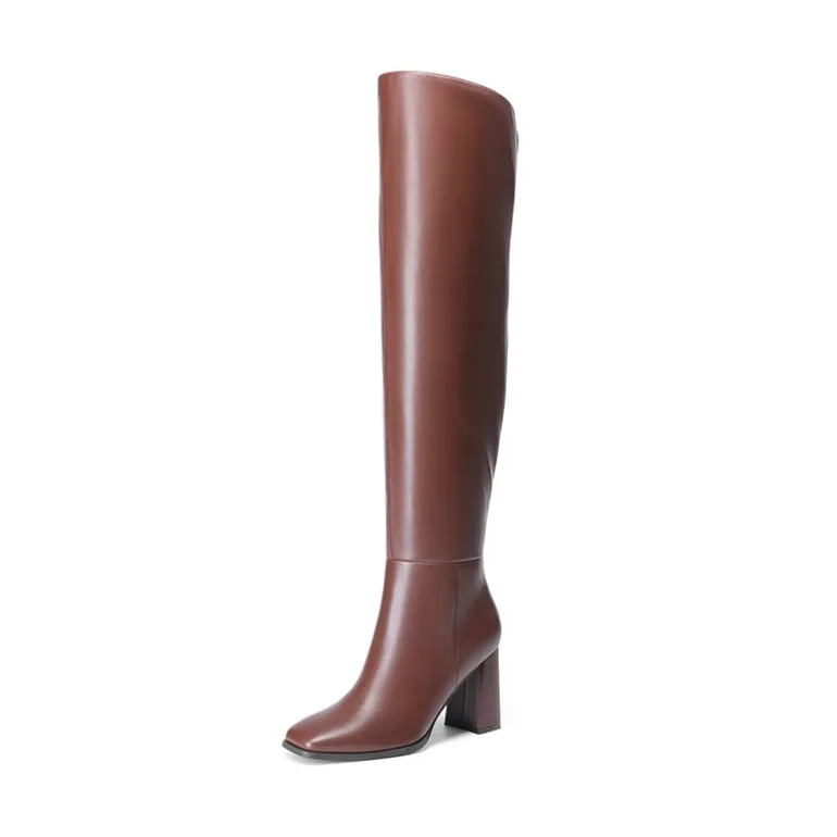 Women’s Over-The-Knee Square-Toe Boots