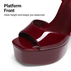Women’s Platform Stiletto Heels with Cushioned Insole
