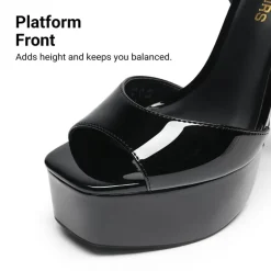 Women’s Platform Stiletto Heels with Cushioned Insole