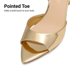 Women's Pointed Open-Toe Stiletto Sandals