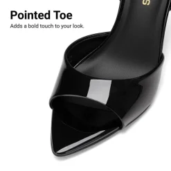 Women's Pointed Open-Toe Stiletto Sandals
