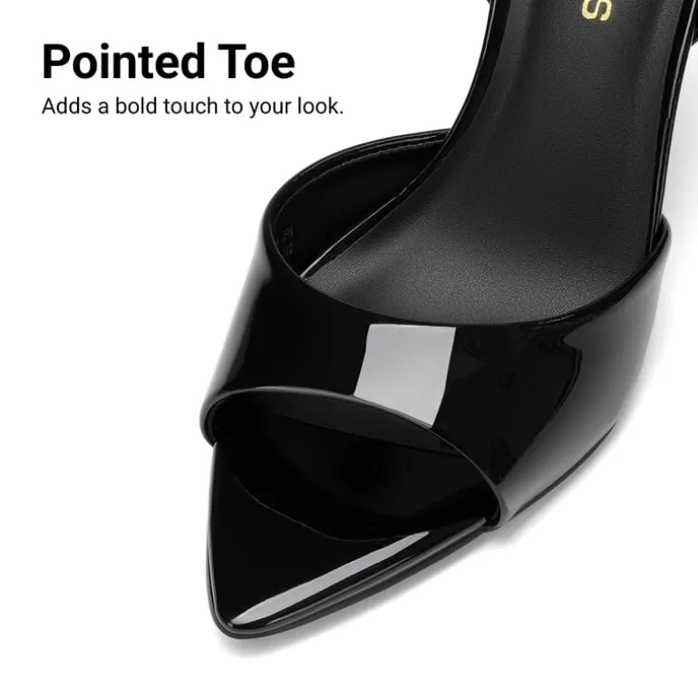 Women's Pointed Open-Toe Stiletto Sandals