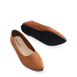 Women’s Pointed Toe Faux Suede Flats