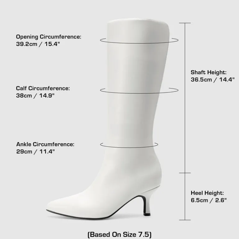 Women’s Pointed-Toe Kitten Heel Boots