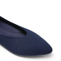 Women's Pointed Toe Knit Slip-On Flats