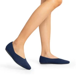 Women's Pointed Toe Knit Slip-On Flats