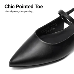 Women’s Pointed Toe Slingback Flats