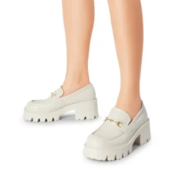 Women’s Preppy Y2K Chunky Heel Loafers