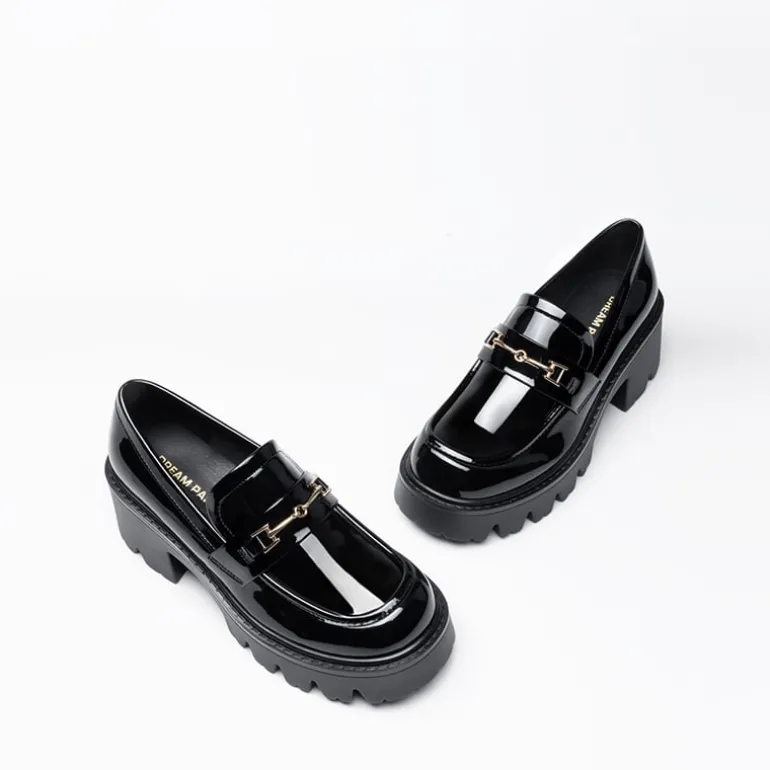 Women’s Preppy Y2K Chunky Heel Loafers