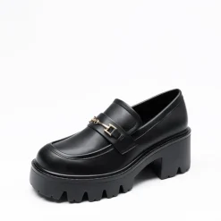 Women’s Preppy Y2K Chunky Heel Loafers