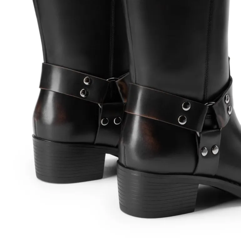 Women’s Retro Punk Moto Boots