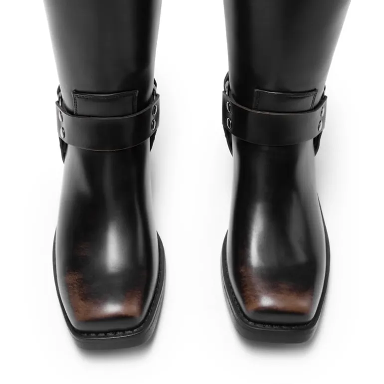 Women’s Retro Punk Moto Boots