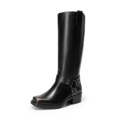 Women’s Retro Punk Moto Boots
