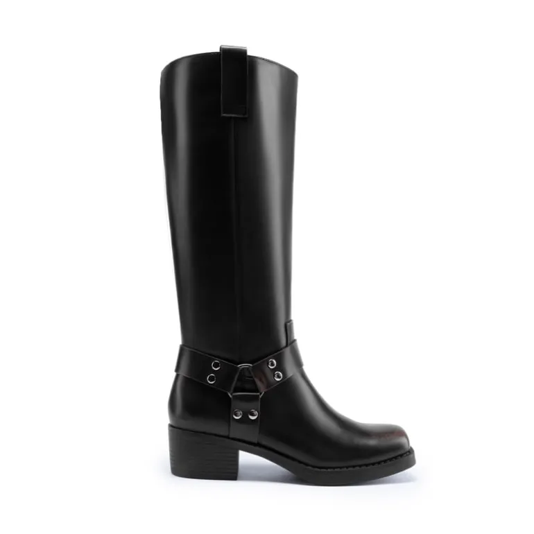 Women’s Retro Punk Moto Boots