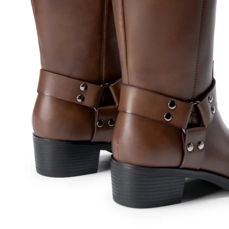 Women’s Retro Punk Moto Boots
