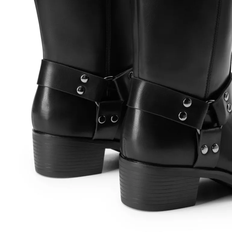 Women’s Retro Punk Moto Boots