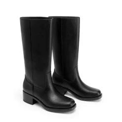 Women’s Retro Square Toe Block Heel Western Boots