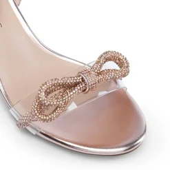 Women’s Rhinestone Bow Heeled Sandals