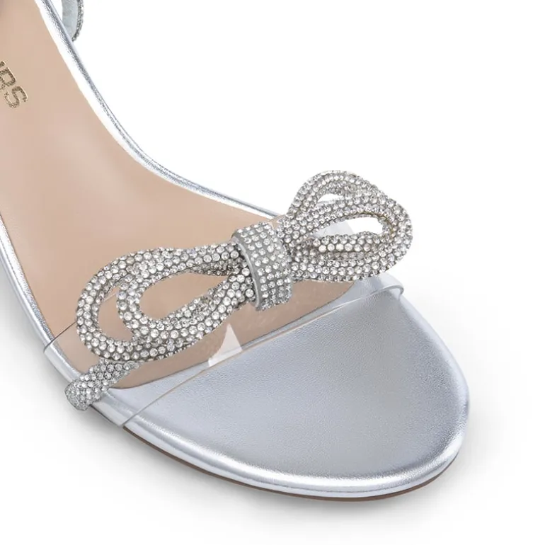 Women’s Rhinestone Bow Heeled Sandals