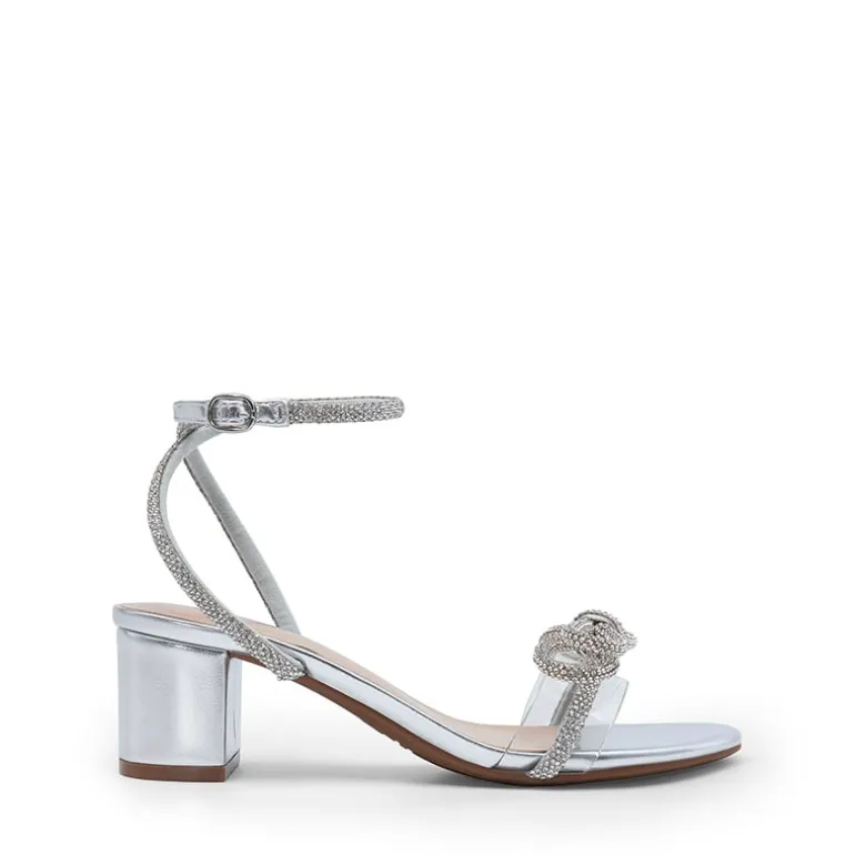Women’s Rhinestone Bow Heeled Sandals