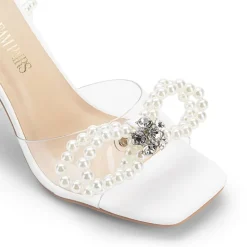 Women’s Rhinestone Bowknot High-Heeled Sandals