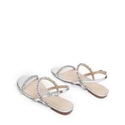 Women’s Rhinestone Flat Summer Sandals