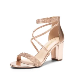 Women’s Rhinestone Heeled Sandals