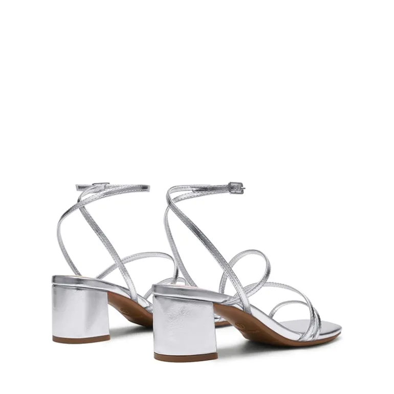 Women’s Rhinestone Strappy Block Heel Sandals