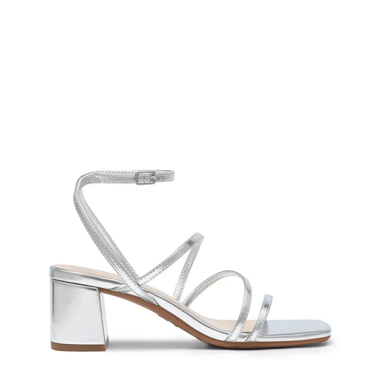Women’s Rhinestone Strappy Block Heel Sandals