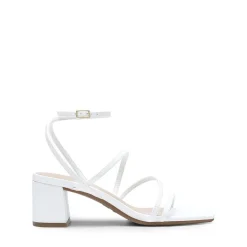 Women’s Rhinestone Strappy Block Heel Sandals