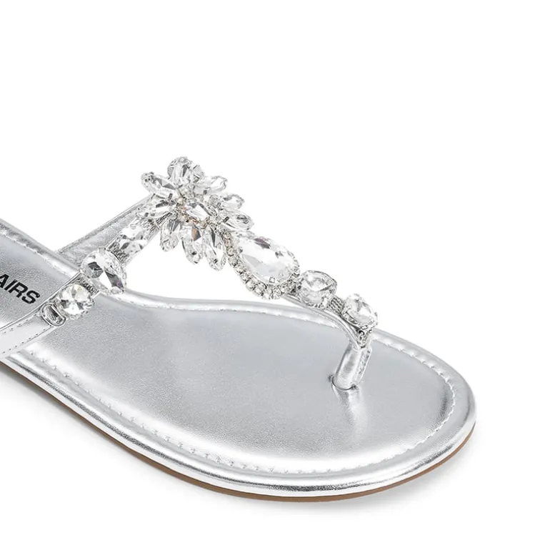 Women’s Rhinestone Thong Flip-Flop Sandals