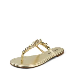Women’s Rhinestone Thong Flip-Flop Sandals