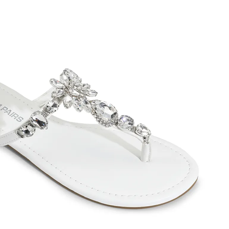 Women’s Rhinestone Thong Flip-Flop Sandals