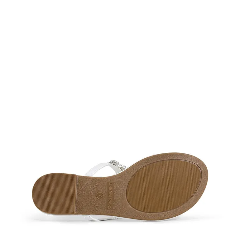 Women’s Rhinestone Thong Flip-Flop Sandals