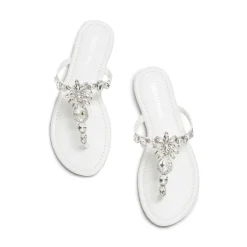 Women’s Rhinestone Thong Flip-Flop Sandals