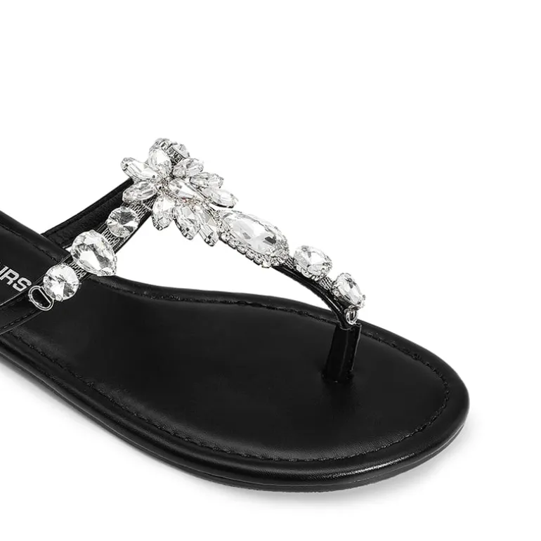 Women’s Rhinestone Thong Flip-Flop Sandals
