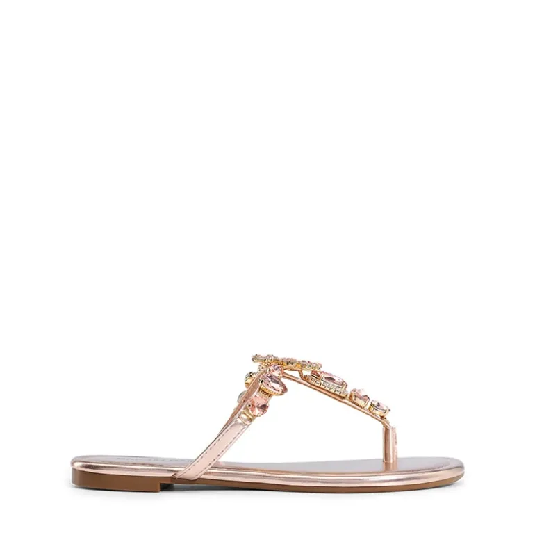 Women’s Rhinestone Thong Flip-Flop Sandals